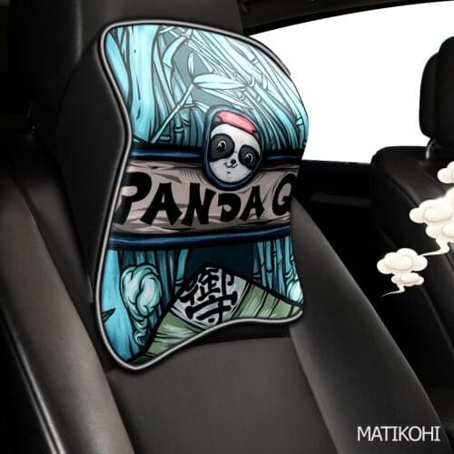 Memory Cotton foam Car Auto Headrest Neck Rest Seat Support for Head Pillow Travel Support Cushion Fabric Soft Chair safety