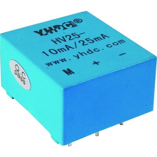 Free shipping YHDC Hall voltage sensor HV25 Rated input ±10mA Rated output ±25mA