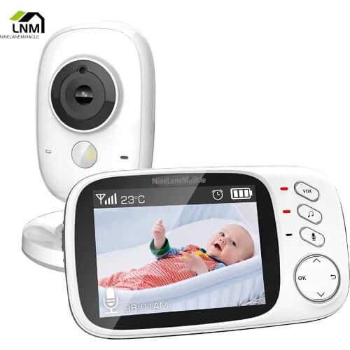 Video Baby Monitor 2.4G Wireless With LCD Screen 2 Way Audio Talk Night Vision Surveillance Security Camera Babysitter