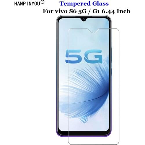 For vivo S6 5G / G1 6.44" Tempered Glass 9H 2.5D Premium Screen Protector Film For vivo S6 5G