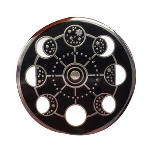 Moon Phases Enamel Pin