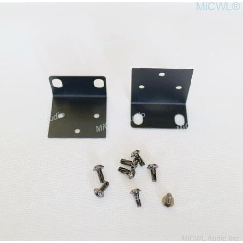 Metal Universal 19" Rack ear Mounting Bracket for Wireless Receiver 19 inch Host Corner Bracket Accessories
