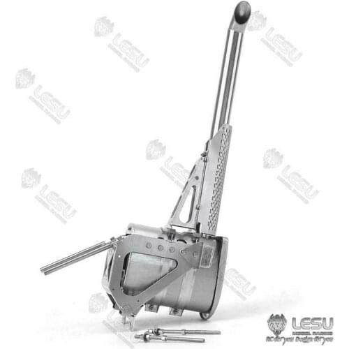 Metal LESU Exhaust Tank Chimney for 1/14 DIY TAMIYA RC VOLVO FH16 FH12 Tractor Truck Model Upgraded Parts