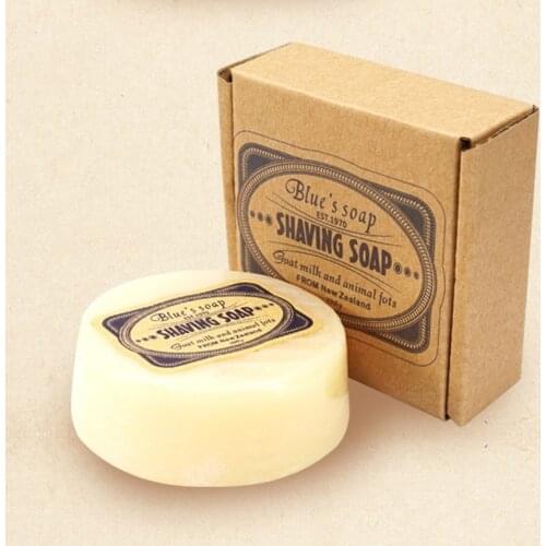 Men Beard Shaving Foaming Soap Facial Hair Cleaning Lather Cream Soap Male Beard Care Supplies