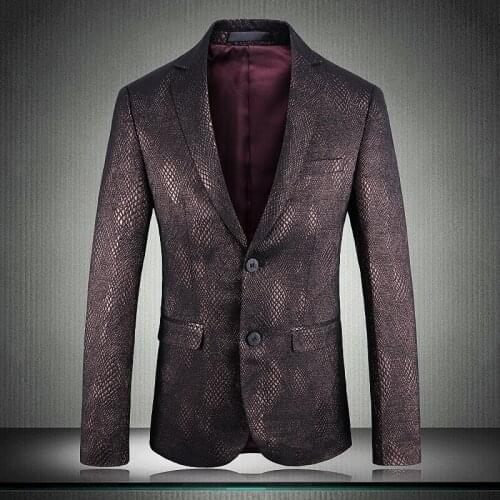 Plus Size 5xl Mens Suit Jacket Luxury Slim Fit Wedding Party Prom Blazers Men Blazer Masculino Single Breasted Blazer Casual Men