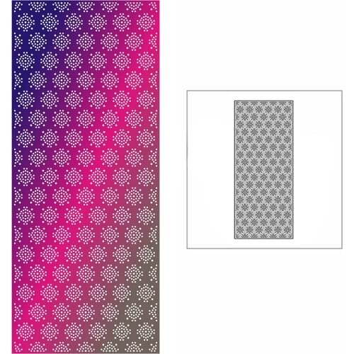 New Slim Dotted Doily Background Plate 2021 Metal Cutting Dies for DIY Scrapbooking and Card Making Embossing Craft No Stamps