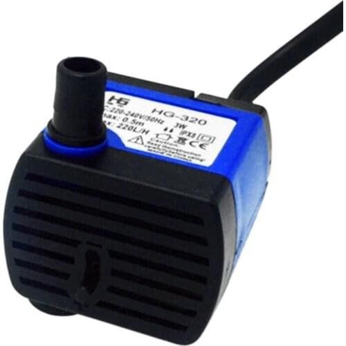220V 3W 0.5m Lift 5454RPM Submersible Water Oil Pump Boats Pool Motor Fish Pond Aquarium Water Pumps