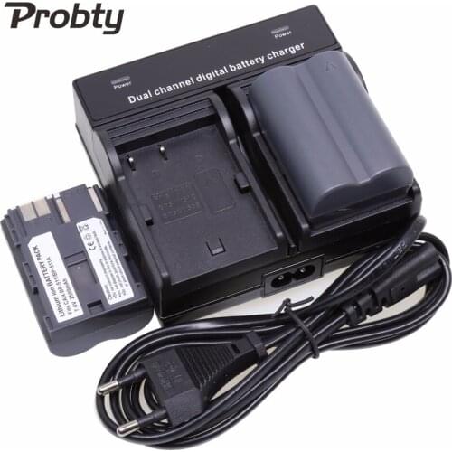 PROBTY 2Pcs BP-511 BP 511a 511a Battery + Dual Charger For Canon 300D 5D 10D 20D 30D 40D 50D PowerShot G1 G2 G3 G5 G6 90 90IS