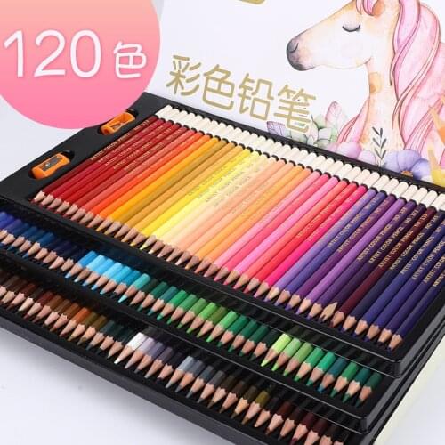 120 color professional artist color pencils for student sketch coloring hand-painted drawing color pencils
