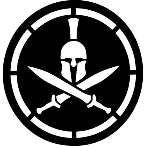 Spartan Melon Car Sticker Fashion PVC Fuel Tank Bumper Cover Decoration Accessorie High Quality Waterproof Water Sunscreen Decal