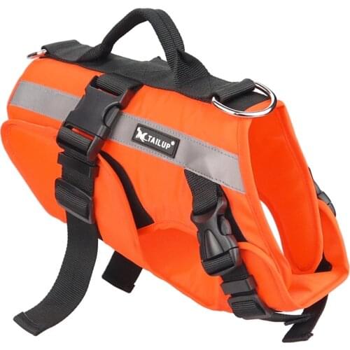Pet Dog Life Jacket Outdoor Safety Clothes Life Vest Swimming Preserver Rescue Pet Life Vest Harness For Small Medium Large Dogs
