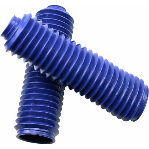 35mm Fork Rubber Boot Universal Motorcycles Blue Dust Jacket Cover Custom