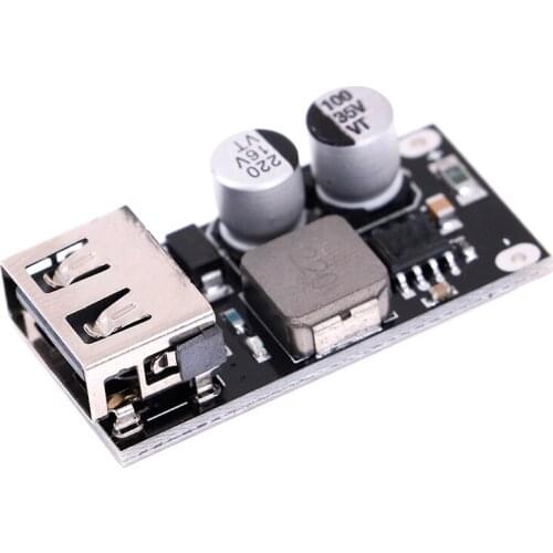 USB QC3.0 QC2.0 DC-DC Buck Converter Charging Step Down Module 6-32V 9V 12V 24V To Fast Quick Charger Circuit Board 3V 5V 12V