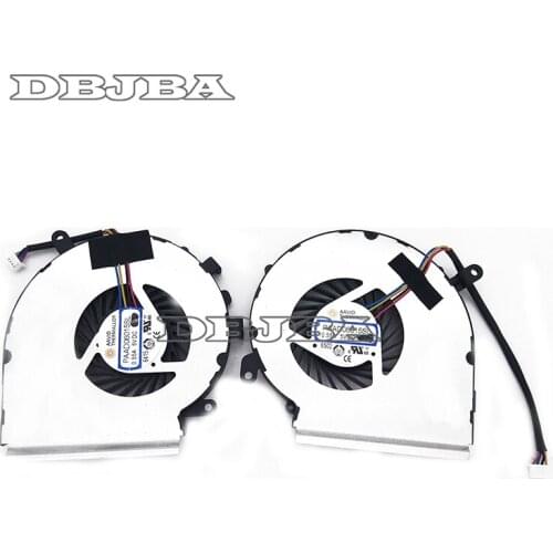 CPU GPU Fan For MSI GL62M GE62VR GP62MVR GL62VR MS-16JB MS-16J9 Laptop CPU Cooling Fan PAAD06015SL N366 N371 4PIN