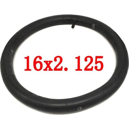 Good Quality Inner Tube 16 x 2.125, With Straight Valve, Suitable For Many Gas Electric Scooters and Electric Bicycles 16x2.125