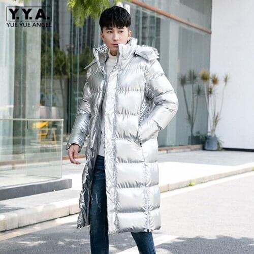 YueYueAngel Men's Long Parkas