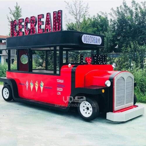 Customized Size Color Electric Gas Fast Food Mobile Sale Ice Cream Trucks