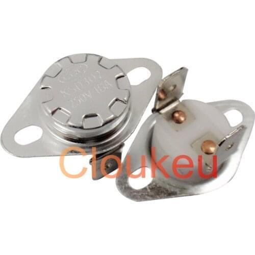 Temperature switch protector KSD301 KSD302 16A 250V 125/130/135/140/145/150/155/160/165/170/175/180/185/190C degree