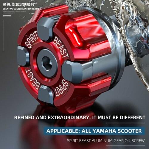 Spirit Beast scooter Gearbox Gear oil cap mount Accessories For Yamaha BWS 125 N max 155 X MAX 300 S MAX T MAX 530 Aerox Zuma