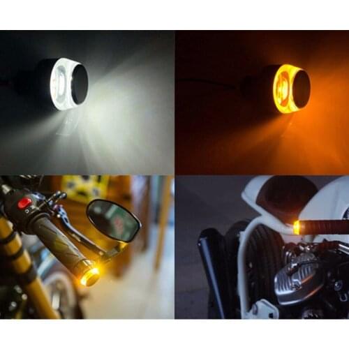 1SET/2PCS Motorcycle Handle Light LED Turn Signal Mountain Bike Signal Light Caulking Motorcycle Turn Signal