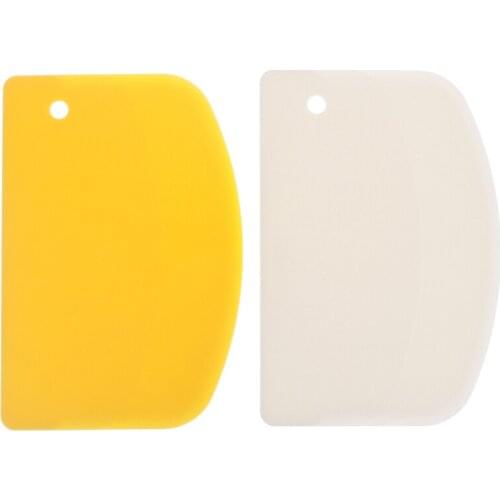 1pc Cream Smooth Cake Spatula Baking Pastry Tools Dough Scraper Kitchen Butter Knife Dough Cutter