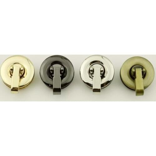 10 Pieces Luggage hardware accessories die-casting round buckle lock Mortise round lock Bag and handbag buckle hardware