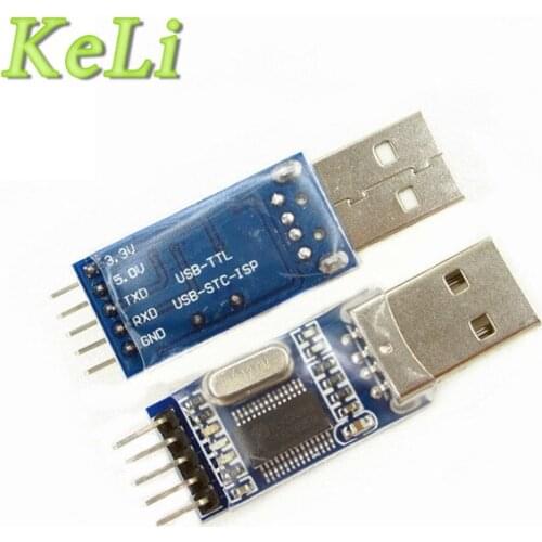 10pcs USB to TTL / USB-TTL / STC microcontroller programmer / PL2303 in nine upgrades plate with a transparent cover PL2303HX