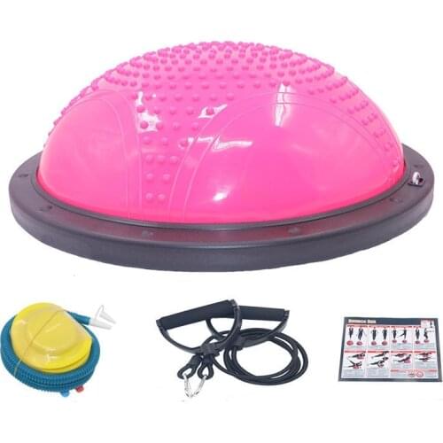 58cm Fitness Exercise Pilates Yoga Ball GYM Pilates Equipment Balance Fitness Hemispher Pelota Pilate Ball