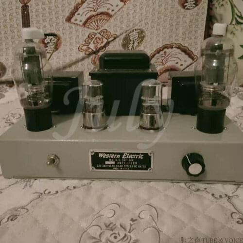 6G2P (6SQ7) push FU25 tube single-ended tube amplifier, 8w*2 high-power tube amplifier, purely manual scaffolding