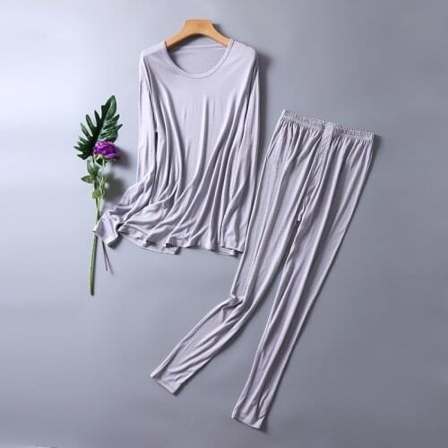 80% Silk 20% Cotton Mens Base Layer Long Johns Warm Thermal Underwear Set SG205