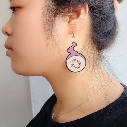 Acrylic Creative Anime Toilet-Bound Hanako-kun Drop Earrings Cosplay Yugi Amane Drop Earring Costume Jewelry Accessories