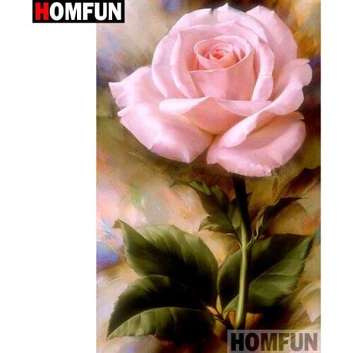 HOMFUN Full Square/Round Drill 5D DIY Diamond Painting "Flower landscape" Embroidery Cross Stitch 3D Home Decor A10799