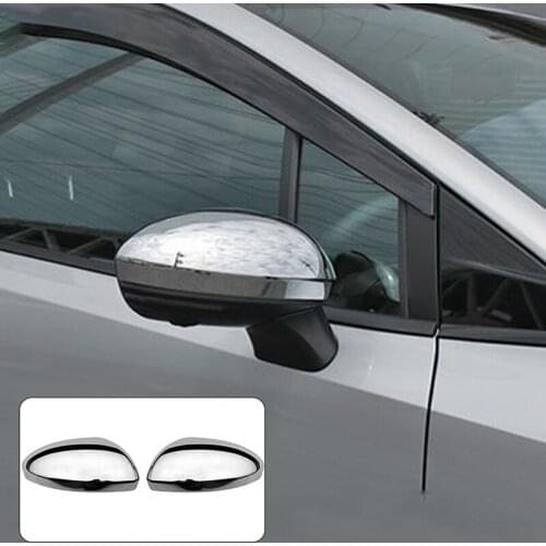 Car Chrome Rear View Rearview Side Glass Mirror Cover Trim Frame Side Mirror Caps for Nissan Note E13 2020 2021