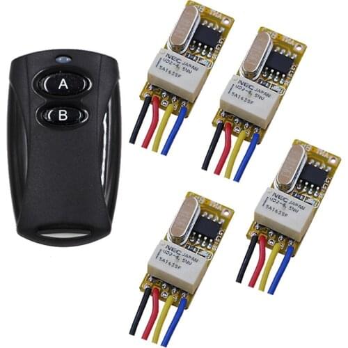 315Mhz Wireless Remote Control Switch DC3.5V 3.6v 3.7v 4.5v 5v 6v 9v 12V Micro Relay Remote Controller Receiver