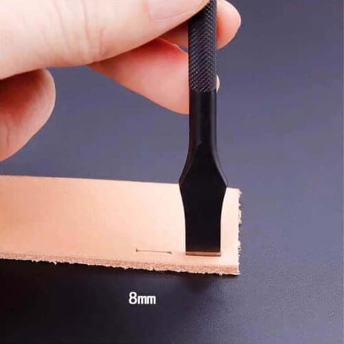 Black Flower Pole Flat Cut DIY Tool Card Bit Cut Cowhide Leather Punching One Word Punch One Word Cut