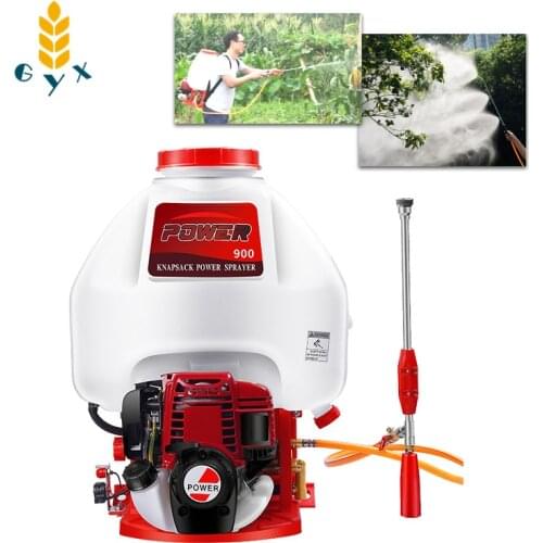 Four-stroke knapsack sprayer gasoline engine fight drugs pesticide sprayer high-pressure orchard tree agricultural pump artifact