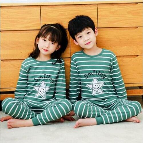 Kids Boys Girls Clothes Inflant Baby Pajamas Winter Long Sleeved Pyjamas Set Cartoon Animal Nightwear Suit Childrens Sleepwear