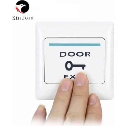 Durable Access Control Exit Button The System Will Automatically Reset The Normally Open Signal Release Silver Alloy Relay