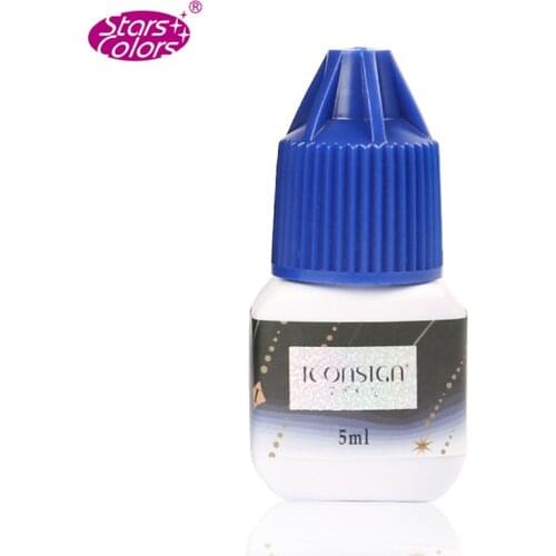ICONSIGN 2019 New Arrival 5ml/10ml Low Odor eyelash glue 1 second fast dry Eyes Lashes Extension Lashes Adhesive
