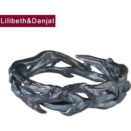 Plant Branches Adjustable Couple Ring Pure 925 Sterling Silver Fashion Fine Jewelry Women Men Ring 2021 Designer Bague Femme R54