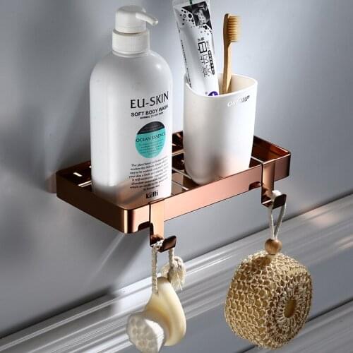 Bathroom Shelf 304 Stainless Steel Bathroom Corner Shelf Gold/Chrome/Black/Whit Bathroom Accessory Storage Organizer Rack Holder