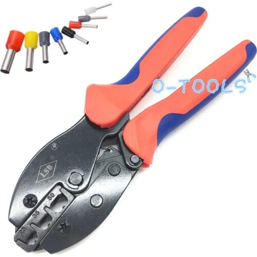 LY-2550EF Hand Crimping Tool for crimping 4~1AWG cable ferrules wire end sleeve professional ratchet pliers crimper 25-50mm²