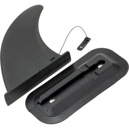High Quality Soft PVC Inserted Long Plate Fin American Box SUP Center Surf Ankle Inflatable Plate Fin Surf Paddle