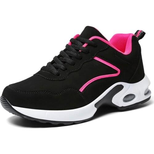 Women Air Cushion Sneakers Breathable Running Shoes Men Women Outdoor Fitness Sports Shoes Female Lace-up Casual Shoes
