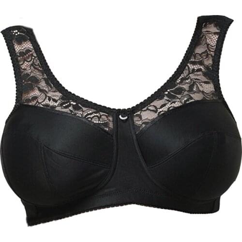 Floral Lace Bra For Women Plus Size Bras U-back Bralette No sponge Breathable Cotton Ultra Thin Lingerie Comfort Underwear