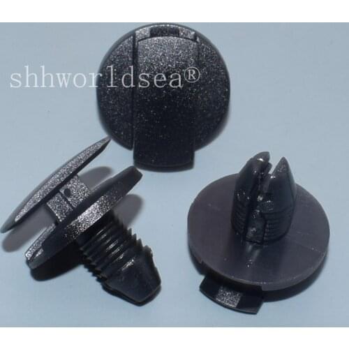 Shhworldsea 10pcs for Peugeot Citroen Black Interior Clip Auto Fastener Car Push Type Rivet Retainer Bumper Fender Fixed Clamp