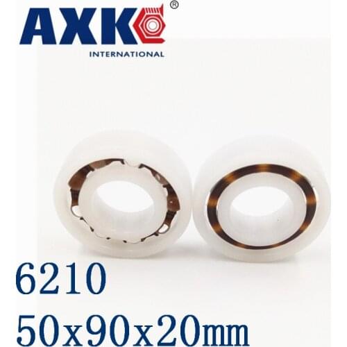 2019 Direct Selling New Arrival Rodamientos Axk 6210 Pom (10pcs) Plastic Ball Bearings 50x90x20mm Glass Balls 50mm/90mm/20mm