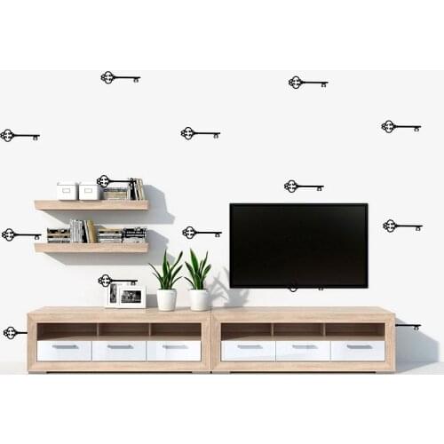 56pcs KEYS Wall Art Stickers home decor living room baby nursery wall art Removable Vinyl room Decor wall tattoo A749