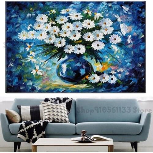 5D DIY beautiful small chrysanthemum rhomboid cross embroidery square, round rhomboid cross embroidery home decoration GG4679