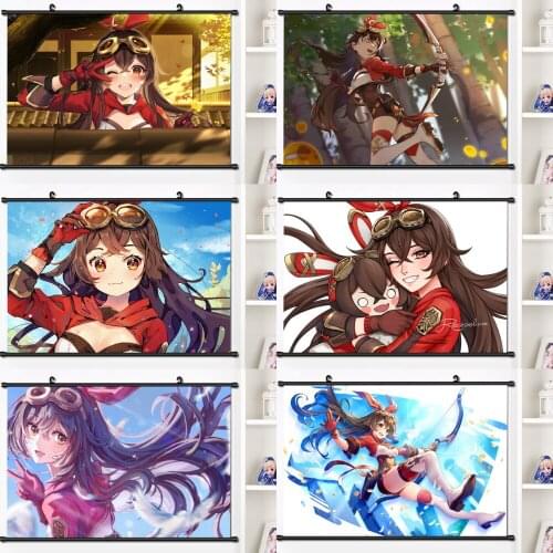 Diamond Painting Anime Game Genshin Impact Diamond Mosaic Cross Stitch Kits Full Drill Embroidery Art Picture Home Decoration